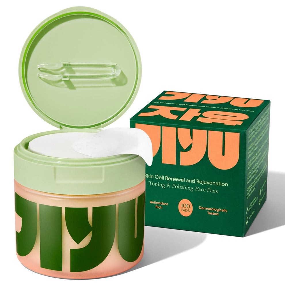 Jiyu Radiance Polish Pads β 100 Count Korean Exfoliating & Hydrating Toner Pads